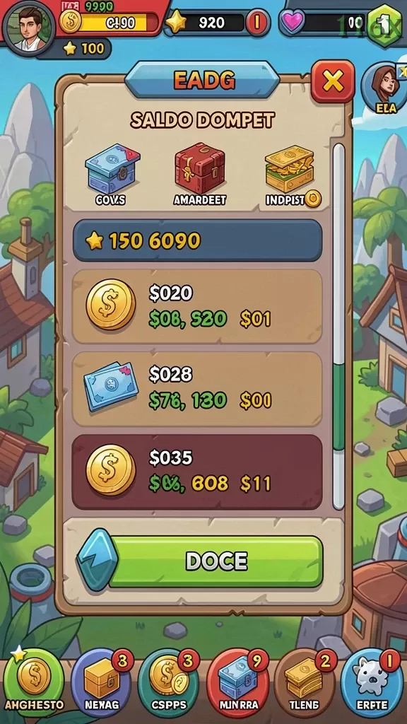 Cuplikan layar 33LGAMES — aktivitas